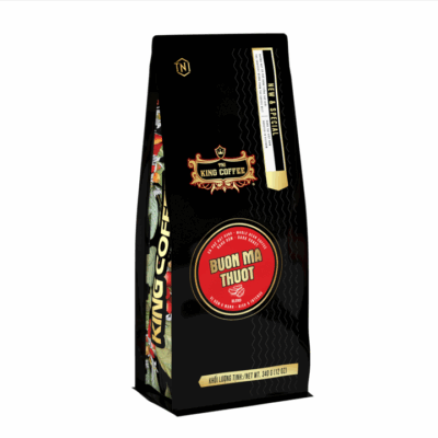 Cà Phê Hạt Rang Buôn Ma Thuột KING COFFEE - Túi 340g