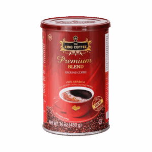 Cà Phê Rang Xay Premium Blend KING COFFEE - Lon 450g